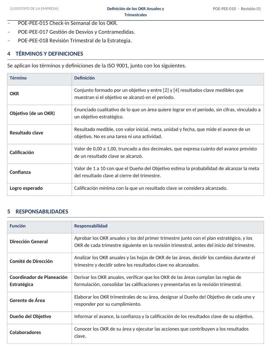Fragmento real del archivo POE-PEE-010-definicion-de-los-okr-anuales-y-trimestrales (Word)